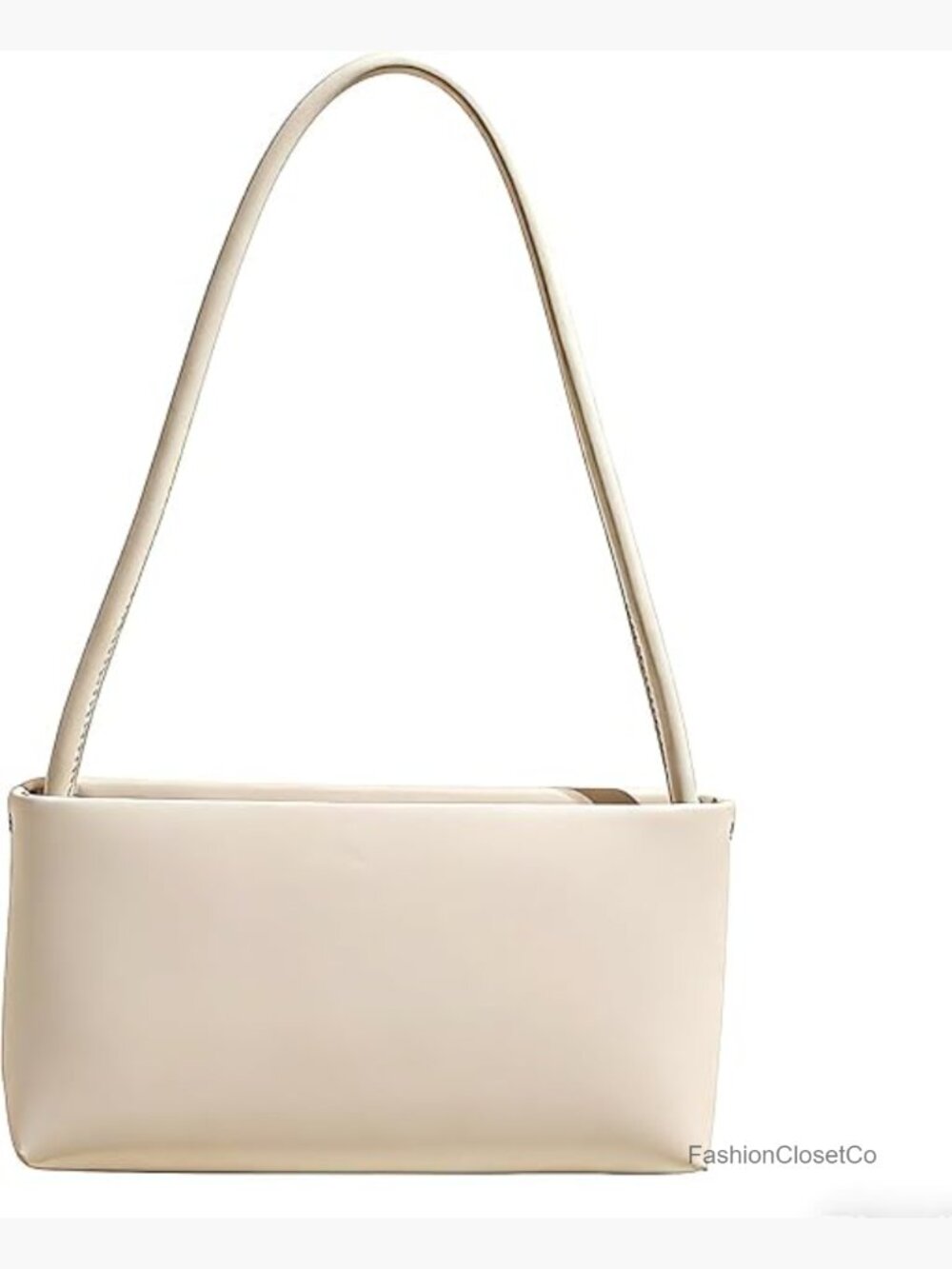 Faux Leather Hobo Shoulder Bag with Zipper Closure Mini Tote Purse
